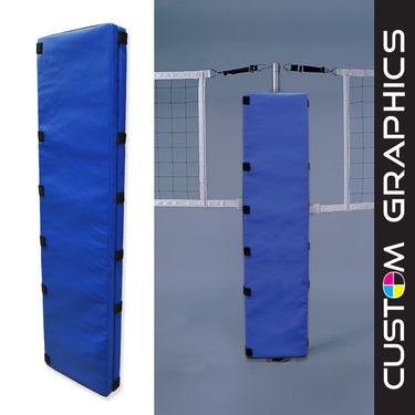 Protector Pad - Volleyball Center Upright Pads with Custom Graphics - For Competition Play